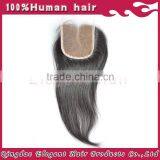 Qingdao Elegant Hair Drop Shipping Natural Color Middle Parting Lace Closure Peruvian Hair