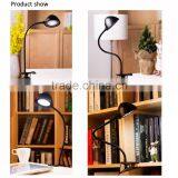 Factory Newest Padent Design LED Table Lamp With USB Port Black/Silver Body thumbnail-2