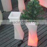 New Solar Illumination PE Plastic Flower Pot With Solar LED Light YXF-1650AS thumbnail-6