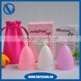 Factory Direct Feminine Hygiene 100% Reusable Silicone Menstrual Cup thumbnail-1