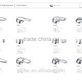 Zinc Alloy Die-casting OEM Kitchen Mixer and Shower Faucet Handle thumbnail-2