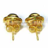 Stylish Stud !! Blue Sapphire & Diamond 925 Sterling Silver Earring, Silver Jewelry, 925 Sterling Silver Jewelry thumbnail-5