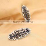 Direct Selling Wholesale Fashion Vintage Colorful Crystal Rhinestones Peacock Hairpin Barrette Hair Clip Hair Jewelry For Women thumbnail-3