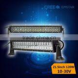 new arrival 21.5" 120W auto led light bar with 4D reflector