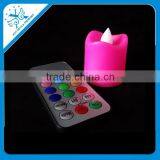 Color Change Moving Wick Flameless Led Candle Light