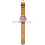 Newest Design Pvd Gold Stainless Steel Case Hardened Mineral Glass Lens Dial Rotates Presenting Miyota Movement Minimalist Watch thumbnail-2