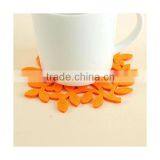 Leaves Pattern Felt Cup Coaster thumbnail-1