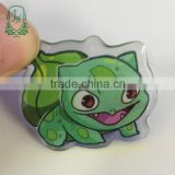 Wholesale promotional animal shape custom logo printed acrylic keychain