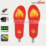 KCFIR rechargeable heated shoe insole with remote control