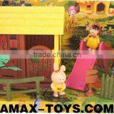 Ht-802301B Toys House Kids Emulational Pretend Toys Forest Cabin Set thumbnail-1