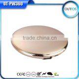 New Round Shape Cosmetic Mirror Power Bank 4000mAh Supplier's Choice thumbnail-4