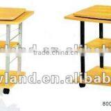 Cheap Metal Leg Wooden Board tv Stand for Home thumbnail-5