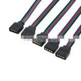 5Pcs 4pin PCB Board Connector Wire 13cm LED RGB Light Strips 4 Pin Connector Wire Cable For SMD 5050 RGB LED Strip/Light/Module thumbnail-3