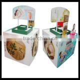 Supermarket Promotional Cardboard Display / Pop Up Display Stand / Promotional Cardboard Pallet Display