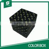 NEW STYLE CUBE SHAPE FOLDABLE COLOR BOXES WITH LITHO PRINTING