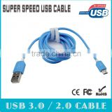 1.8m Hi-Speed 2.0 Micro USB Cable USB A to Micro B -blue