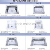 Hot Sell Cheap Stainless Steel Small Size Single Sinks thumbnail-4