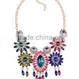 Wholesale China YIWU Zinc Alloy Fashion Metal Link Chains Eyes Shapes Women Luxury Wedding Gold Necklace Jewelry thumbnail-3