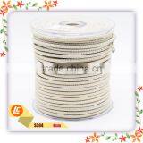 4mm Nappa Red Sheepskin Leather Cord With Delicated Stitching for Charming Bracelets thumbnail-5