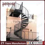 steel outdoor stainless staircase spiral stairs
