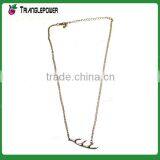 Lovely Metal Cat Shapes Pendant Chain Necklace thumbnail-2