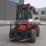 China Top Brand High Quality Rough Terrain Forklift Truck SZM C3500 With Terrain Tyres thumbnail-2