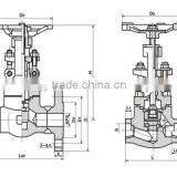 Forged Steel Globe Valve Class 150 thumbnail-2