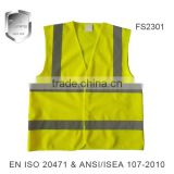 2016 sleeveless road safety cheap safety vest construction