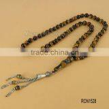 Green Tiger Eye Tesbih 10MM Islam Rosary Tasbeeh Tespih Bead Muslim Bracelet Prayer Beads Quality Choice thumbnail-6