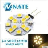 2014 Whole Sale G4 5050 12SMD AC 24V Auto Led Down Lamp Non-polar