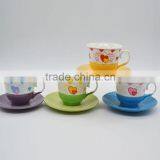 Ceramic Mug and Saucer Tea Cup Coffee Cup for Homeuse thumbnail-3