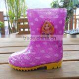2014 New Style Girls Fashion PVC Rain Boots