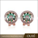 OUXI Wholesale Price Brown Zircon Earrings Made With AAA Zircon thumbnail-3