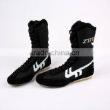 Custom Made Fashion Leather High-top Kick Boxing Shoes Boots Rubber Outsole for Boxing Specific Cushioning thumbnail-2
