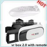 New Hot vr Box 2.0 With Remote vr 3d Glasses vr Controller