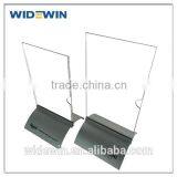 2015 Hot Selling Clear Acrylic Table ,table Stand,menu Holder