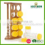 Spice Jar With Bamboo Rack Wholesale thumbnail-5