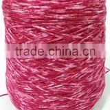 spray dyed hollow tube yarn knitting yarn tape yarn fancy yarn