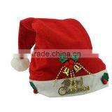 Led Lights Decoration New Red Happy Christmas Hat Santa Hat for Kids thumbnail-2