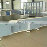 ChemBench Reserch Institute Laboratory Steel Central Bench w/ Fume Extraction, 1800lbs Capacity 48-60'' Depth x 30-36'' Height thumbnail-3