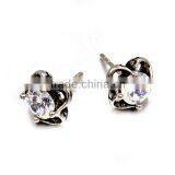 New Arrival New Style Customzed Earrings Fashion Big cz Stud Earrings thumbnail-3
