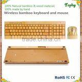 New Arrival Professional Bamboo & Wood Mechanical Keyboard Wireless Stylem, Full Set Computer Accessories thumbnail-5