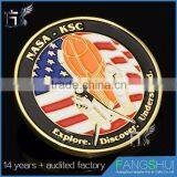 Customized Police Challenge Coin 24k Gold Coin Pendant Low Price Wholesale thumbnail-2