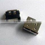HDMI 19P Female DIP Copper-covered Connector