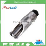 2015 new type high quality easy use G thread 1/2" stailess steel nipple driker for pig