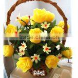 Soap Flower in Basket SF-W3