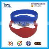 13.56Mhz Access RFID Silicone Wristband With Dia 55mm 65mm 74mm thumbnail-1