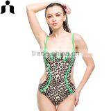 2017 Hot Sale Leopard One-piece Bathing Wear thumbnail-2