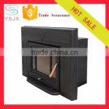 China manufactured cast iron pellet stove fireplace insert