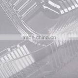 Clear Hinged Plastic Clamshell Food Container, Take Out Packaging Box for Cake, Cookie, Bread, Cheap Price thumbnail-6